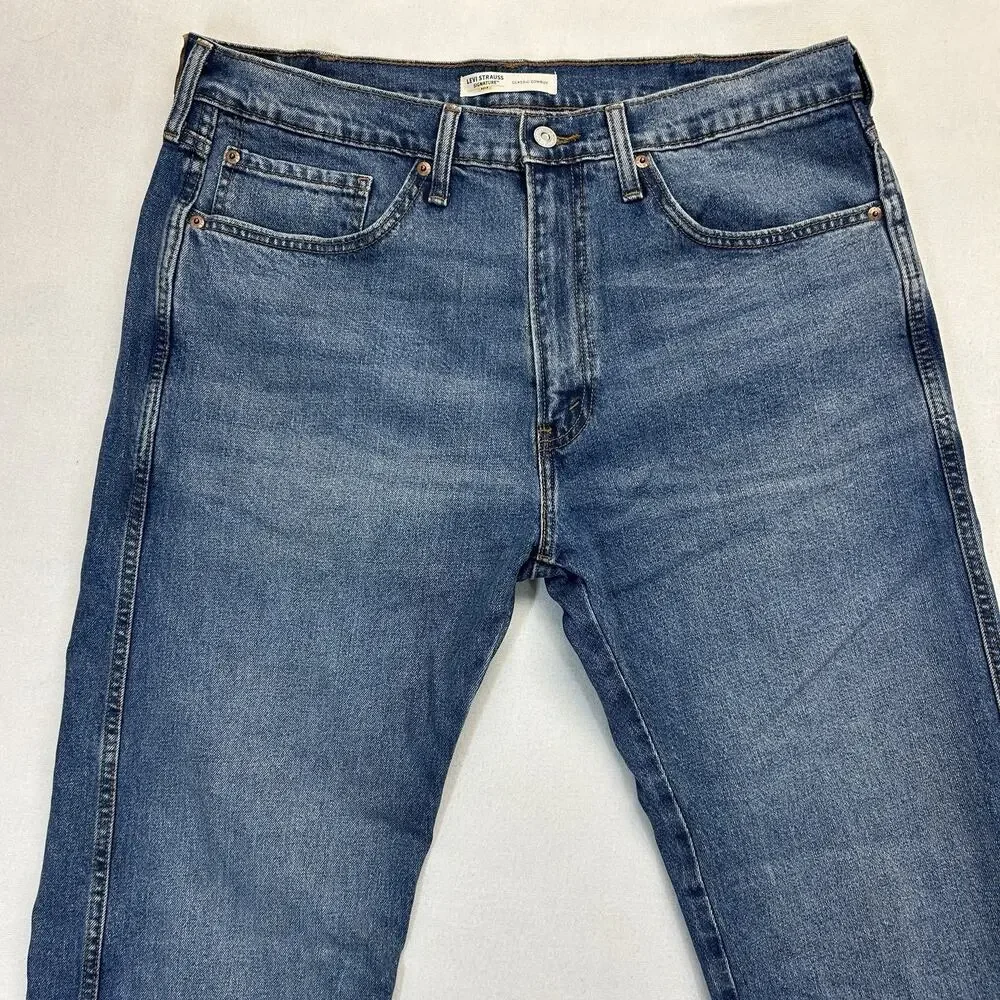 Levi Strauss Signature Gold Jeans Men’s 36x32 Classic Cowboy Western Blue Denim
